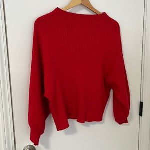Women’s red sweater from Anthropologie by Line & Dot. Small, excellent condition